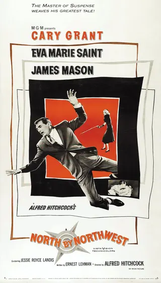Görsel: Copyrighted by Loew's, Incorporated. Incorporates artwork by Saul Bass / Kamu malı Gizli Teşkilat afişi