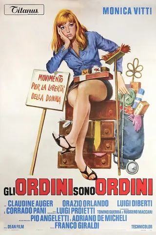 Görsel: TMDB Gli ordini sono ordini afişi