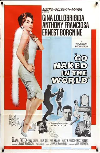 Görsel: Reynold Brown / Kamu malı Go Naked in the World afişi