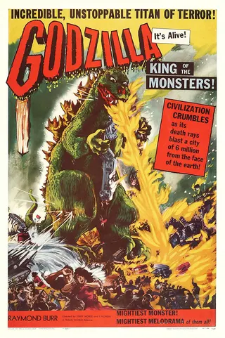 Görsel: Unknown authorUnknown author / Kamu malı Godzilla, King of the Monsters! afişi