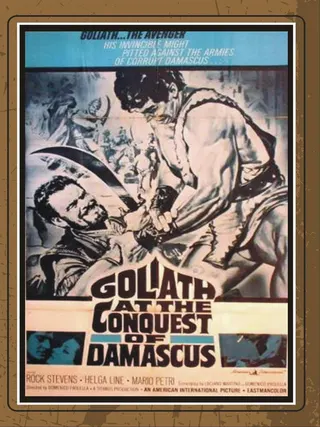 Goliath at the Conquest of Damascus afişi