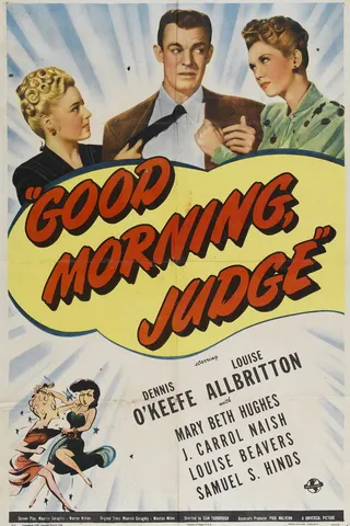 Good Morning, Judge afişi