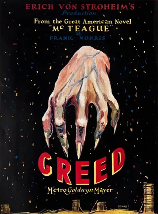 Görsel: Unknown authorUnknown author / Kamu malı Greed afişi