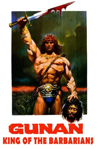 Görsel: TMDB Gunan, King of the Barbarians afişi