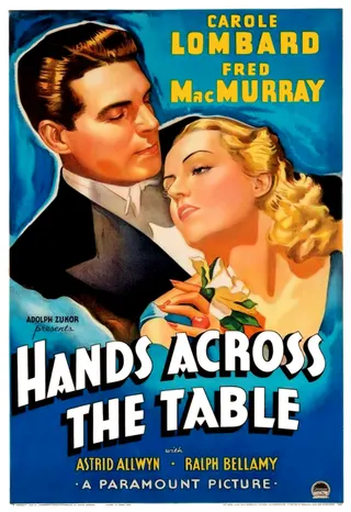 Görsel: Paramount Pictures / Kamu malı Hands Across the Table afişi