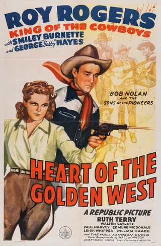 Görsel: Republic / Kamu malı Heart of the Golden West afişi