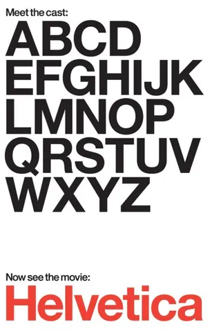 Helvetica afişi