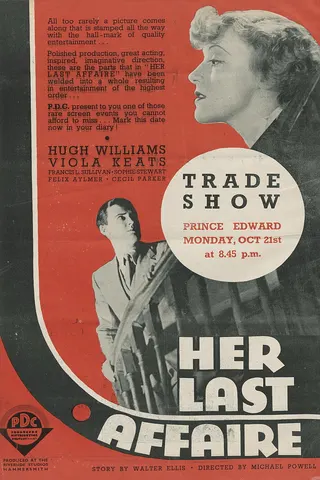 Her Last Affaire afişi