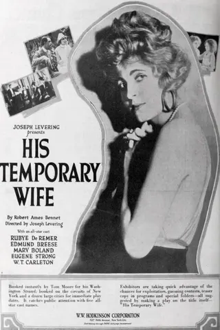 His Temporary Wife afişi