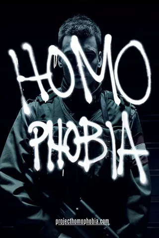 Homophobia afişi
