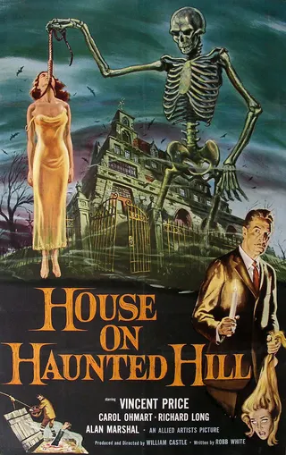 Görsel: Reynold Brown / Kamu malı House on Haunted Hill afişi