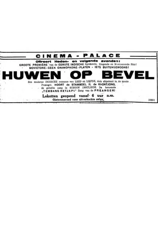 Huwen op Bevel afişi