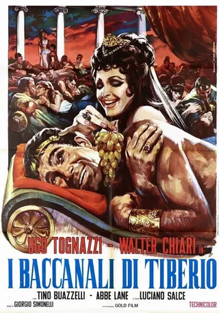 I baccanali di Tiberio afişi