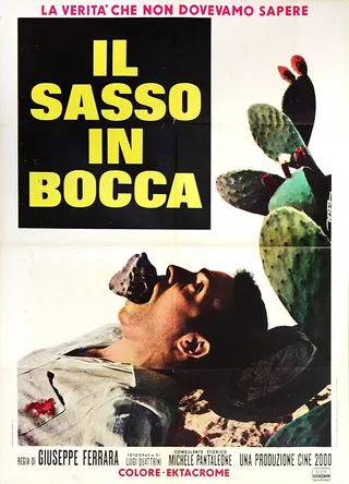 Görsel: TMDB Il sasso in bocca afişi