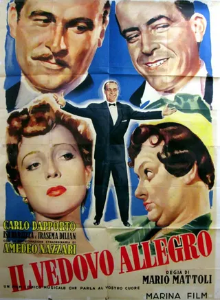 Il vedovo allegro afişi