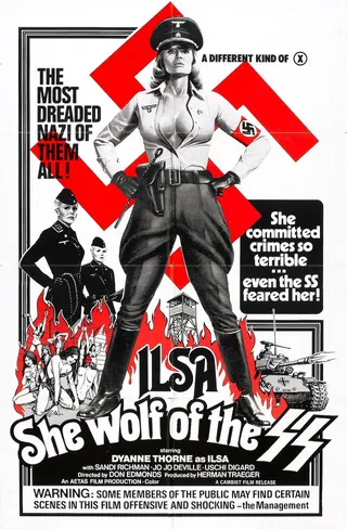 Görsel: Don Edmonds / Kamu malı Ilsa, She Wolf of the SS afişi
