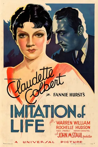 Görsel: "Copyright 1934 – Universal Pictures Corp." / Kamu malı Imitation of Life afişi