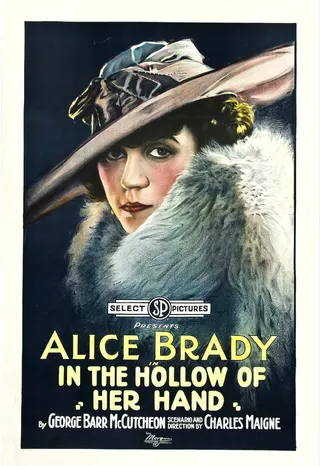 Görsel: Selznick Pictures / Kamu malı In the Hollow of Her Hand afişi