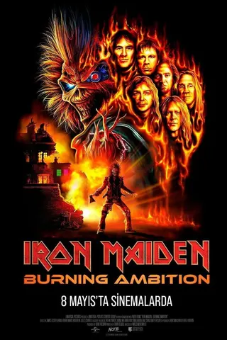 Görsel: TMDB Iron Maiden: Burning Ambition afişi