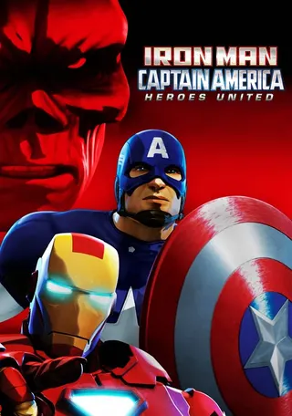 Görsel: TMDB Iron Man & Captain America: Heroes United afişi