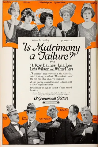 Is Matrimony a Failure? afişi
