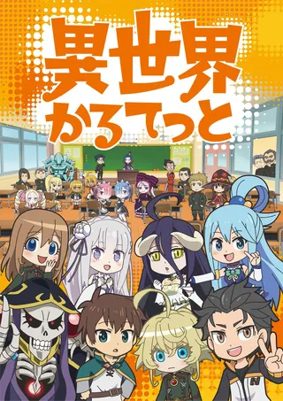 Görsel: TMDB Isekai Quartet afişi