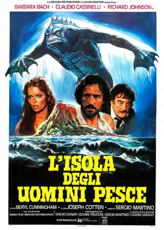 Görsel: TMDB Island of the Fishmen afişi