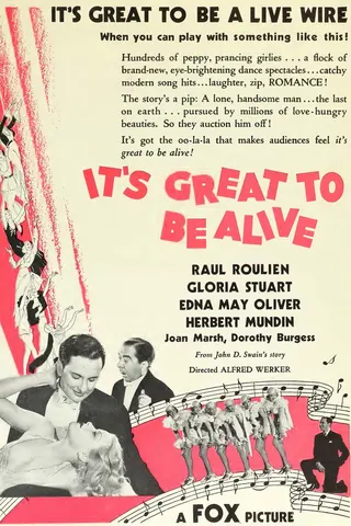 Görsel: TMDB It's Great to Be Alive afişi
