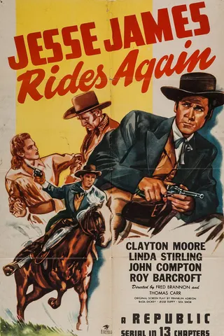 Görsel: TMDB Jesse James Rides Again afişi
