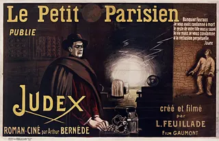 Görsel: Leonetto Cappiello / Kamu malı Judex afişi