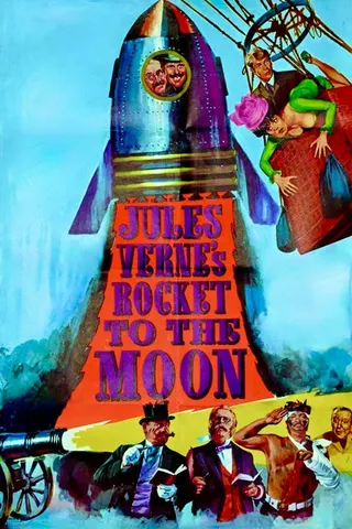 Görsel: TMDB Jules Verne's Rocket to the Moon afişi