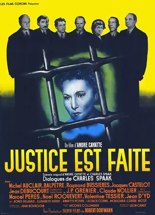 Justice est faite afişi