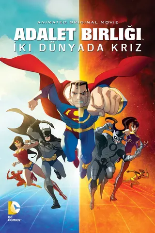 Görsel: TMDB Justice League: Crisis on Two Earths afişi