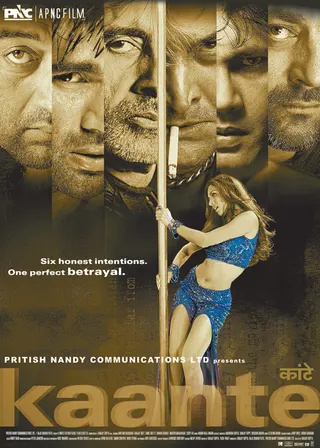 Görsel: The author of this work is Pritish Nandy Communications, the producers of Kaante, who have authorised me to upload their works. The same authorisation email has ben sent to Wikipedia Commons and a tic / CC BY-SA Kaante afişi