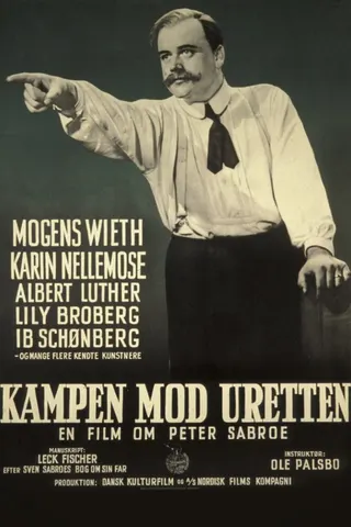 Kampen mod uretten afişi