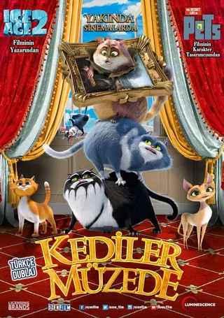 Görsel: TMDB Kediler Müzede afişi