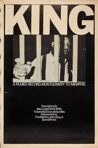 King: A Filmed Record... Montgomery to Memphis afişi