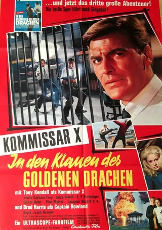Kommissar X – In den Klauen des goldenen Drachen afişi
