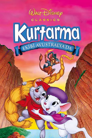 Kurtarıcılar Avustralya'da afişi