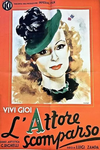L'attore scomparso afişi