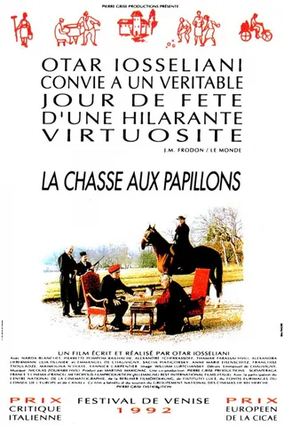 La Chasse aux papillons afişi