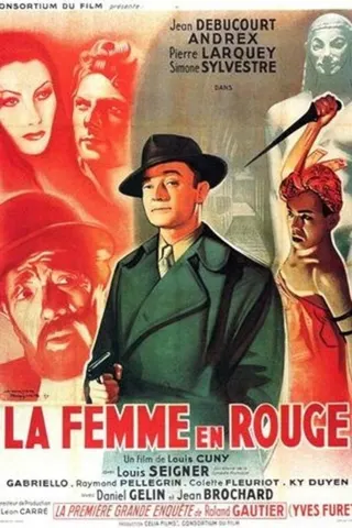 La femme en rouge afişi