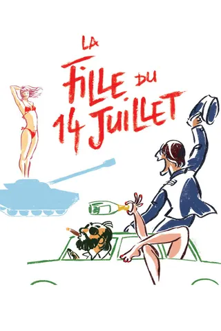 Görsel: TMDB La Fille du 14 juillet afişi