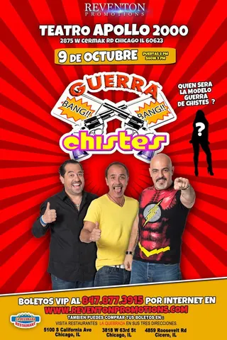 Görsel: TMDB La Guerra de los Chistes afişi