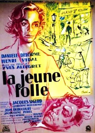 La jeune folle afişi