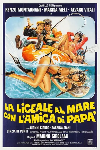Görsel: TMDB La liceale al mare con l'amica di papà afişi