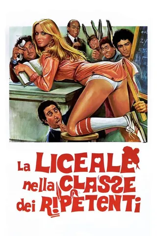 La liceale nella classe dei ripetenti afişi