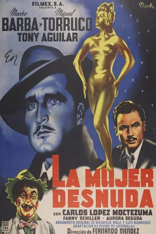 La mujer desnuda afişi