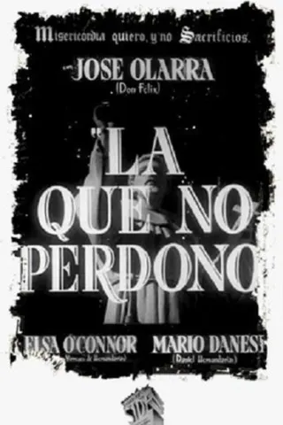 La que no perdonó afişi
