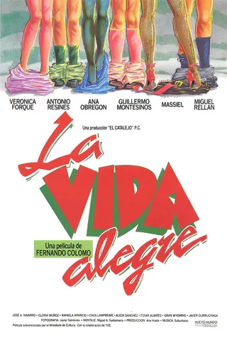 La vida alegre afişi